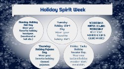 2020 Holiday Spirit Week